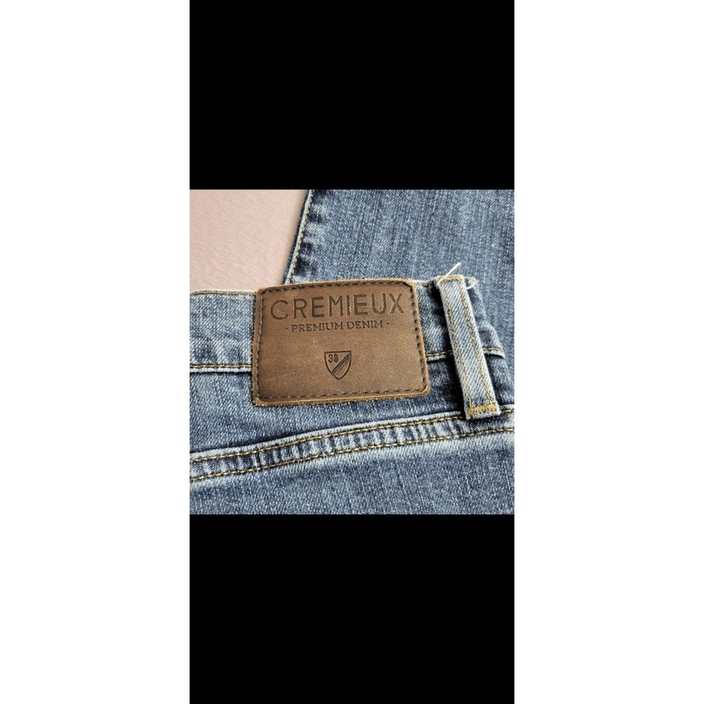 Cremieux Men's Premium Denim Straight Leg Blue Jeans Size 40/30 - Picture 5 of 14
